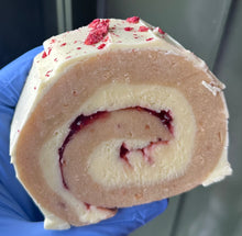 Load image into Gallery viewer, Raspberry Ripple Blondie Roll ^