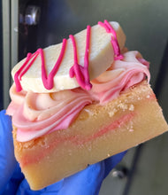 Load image into Gallery viewer, Rhubarb & Custard Blondie ^