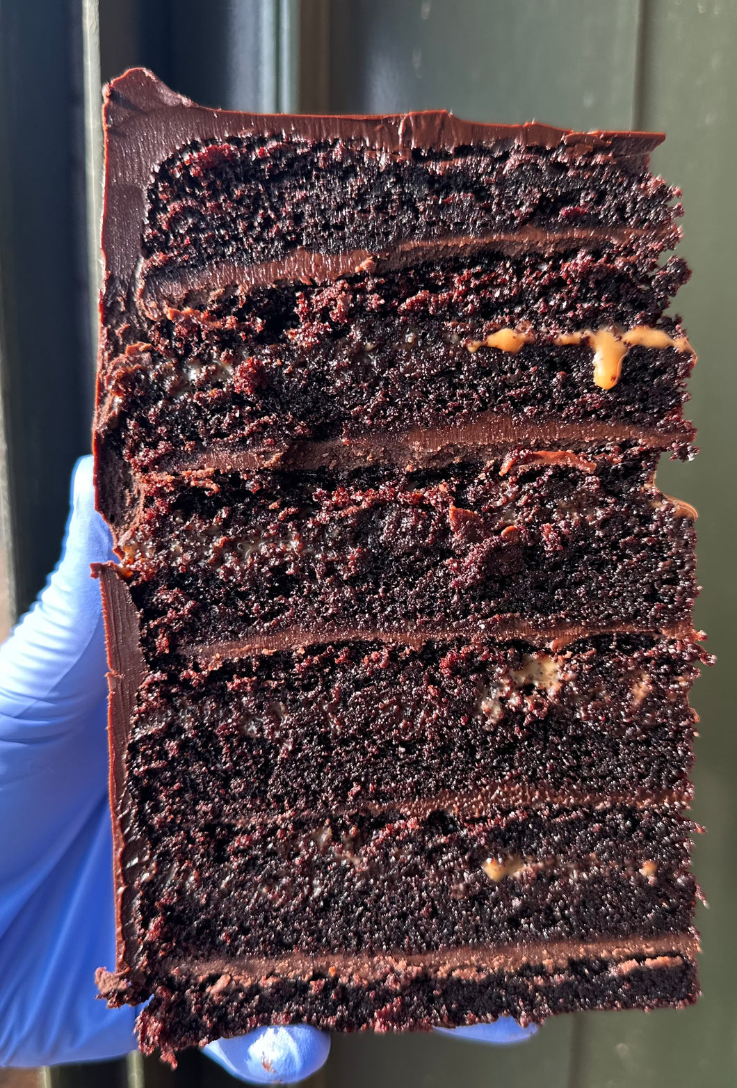 Salted Caramel Chocolate Fudge Cake ^