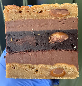 Toffifee Cookie Brownie Pie ^