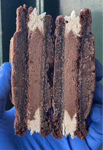Chocolate Orange Cookie Sandwich ^
