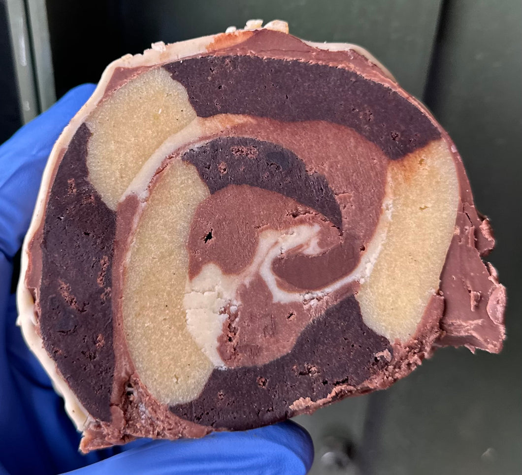 Kinder & Nutella Blondie Brownie Roll ^