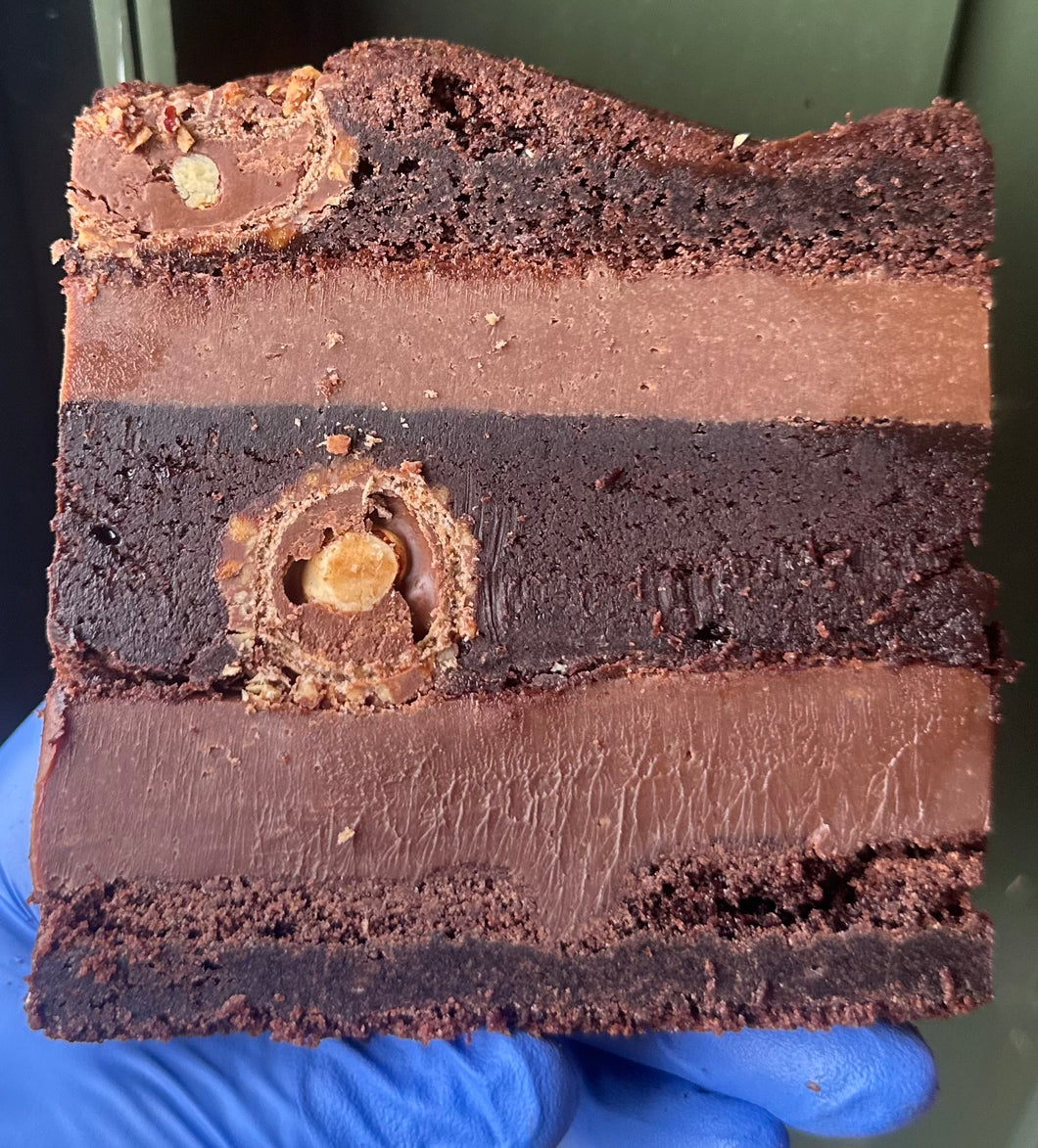 Ferrero Rocher Cookie Brownie Pie ^