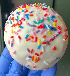 White Chocolate Funfetti Cake Ball ^