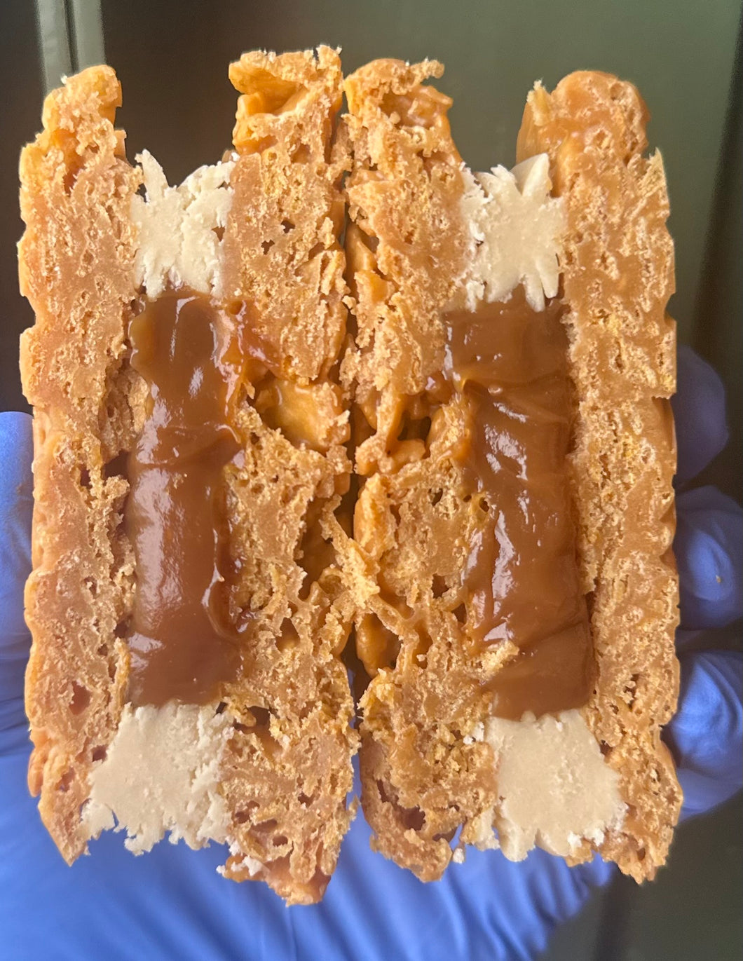 Biscoff Caramel Cornflake Sandwich