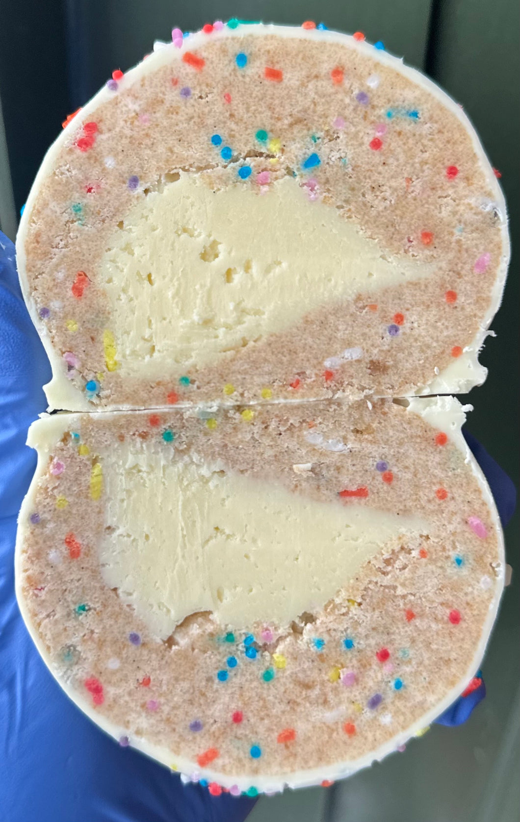 White Chocolate Funfetti Cake Ball ^