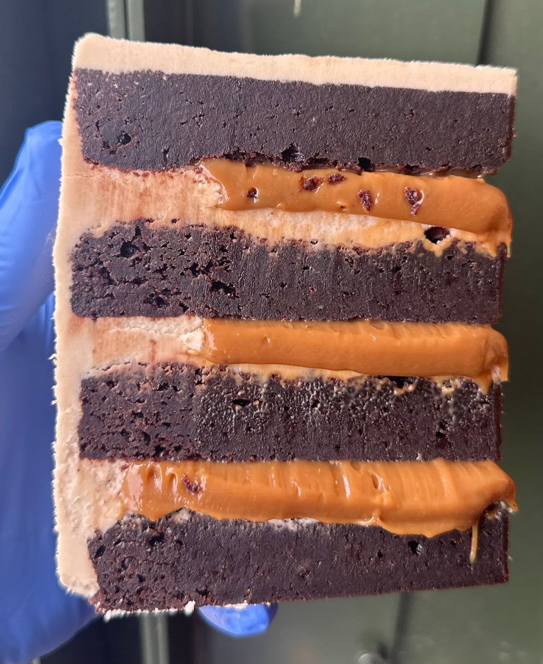 Lindt Salted Caramel Brownie Cake ^