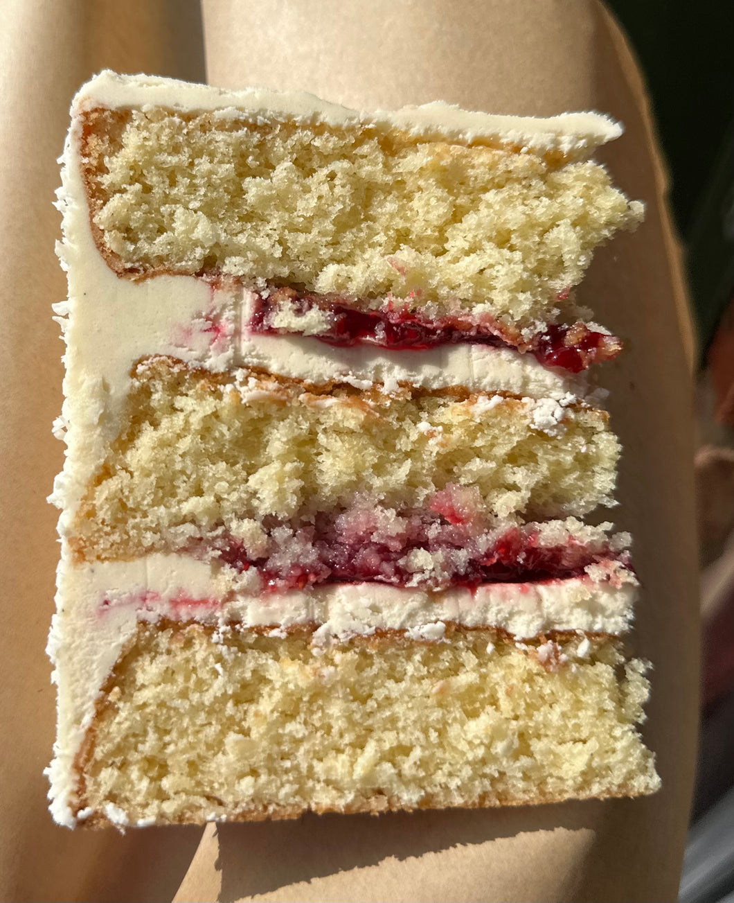 Coconut & Jam Cake
