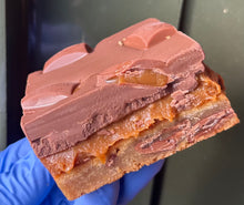 Load image into Gallery viewer, Chocolate Caramel Cookie Millionaires ^
