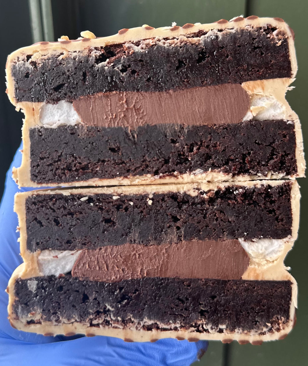 Kinder & Nutella Brownie Wagon Wheel *