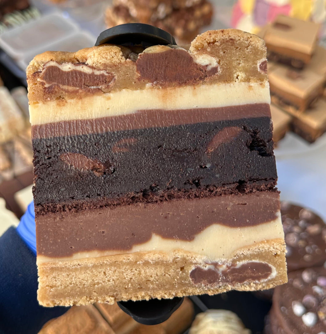 Guylian Cookie Brownie Pie