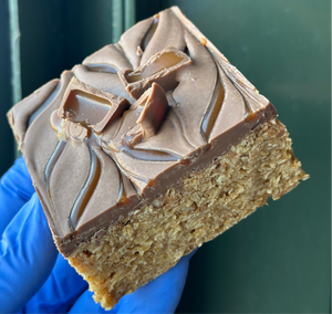 Chocolate Caramel Flapjack ^