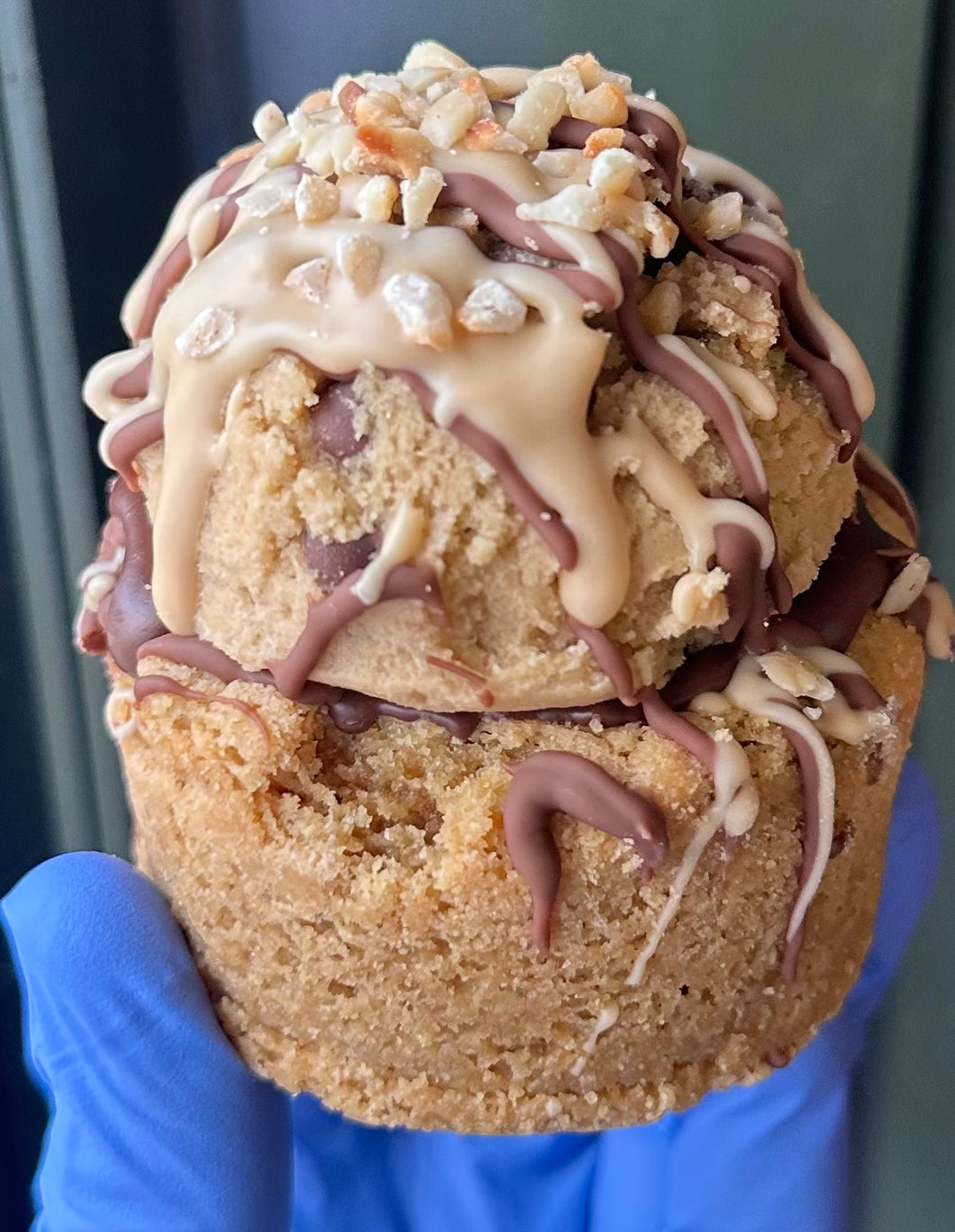 Nutella Caramel Cookie Cup ^