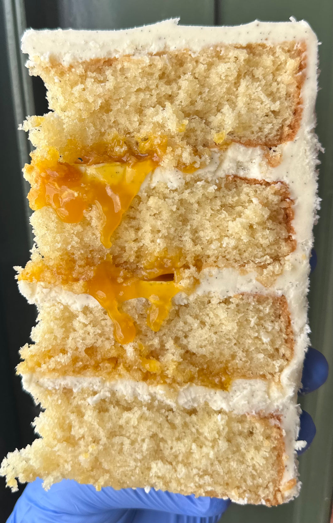Coconut, Mango & Passionfruit Cake ^