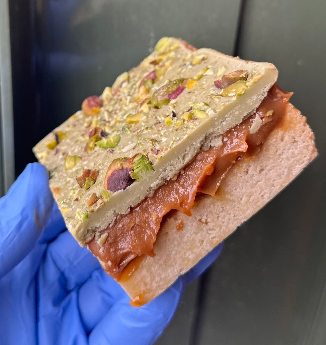 Pistachio Millionaires Shortbread ^