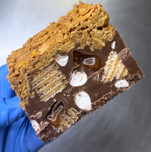Salted  Caramel Cornflake Rocky Road