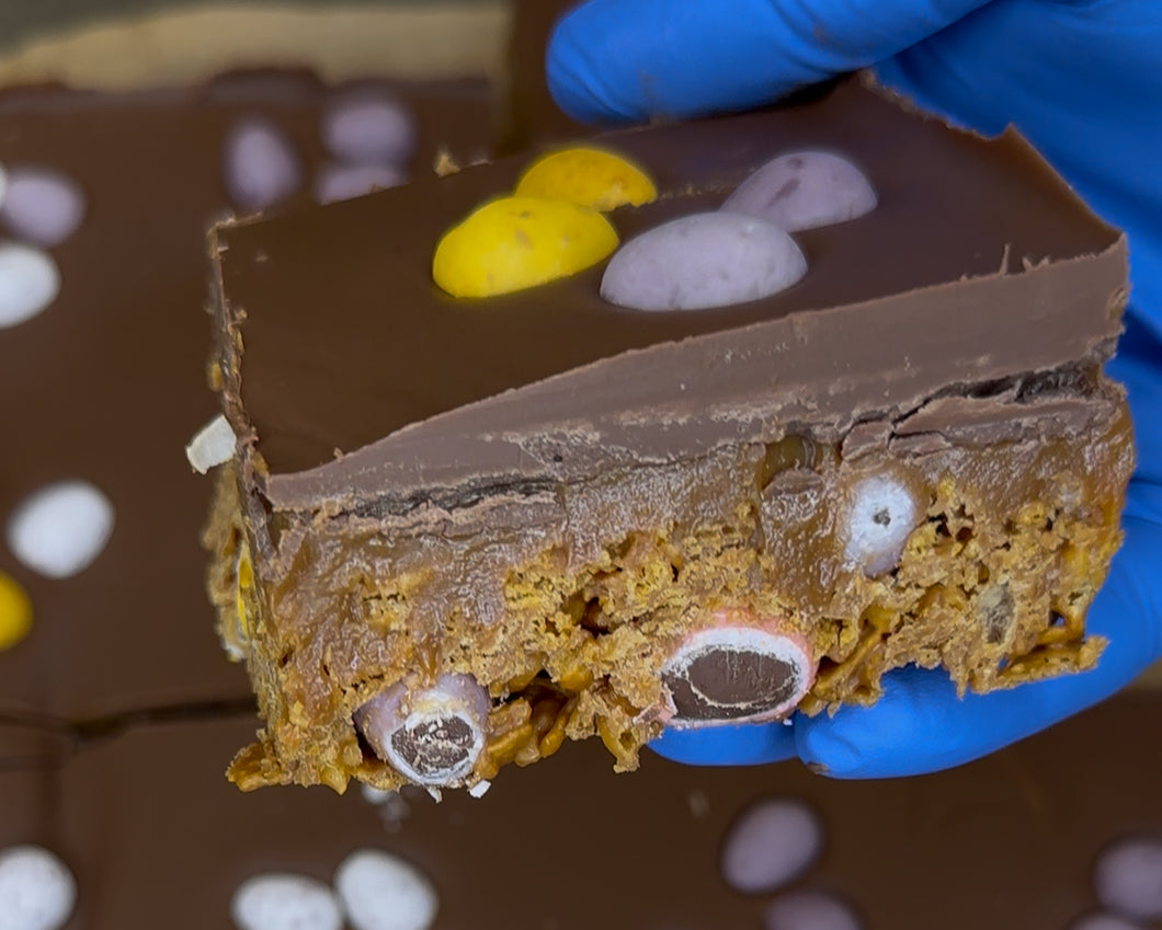 Mini Egg Cornflake Millionaires