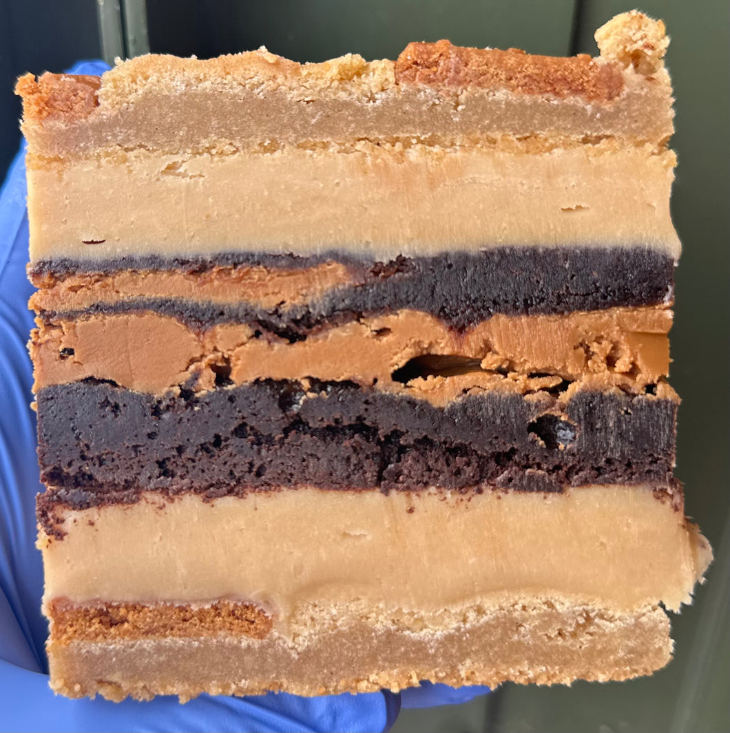 Biscoff Cookie Brownie Pie ^