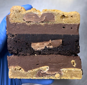 Dairy Milk Cookie Brownie Pie ^