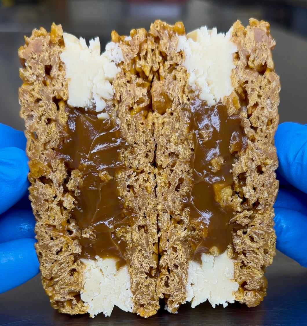 Peanut Butter Caramel Cornflake Sandwich
