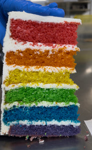 Vanilla Rainbow Cake ^