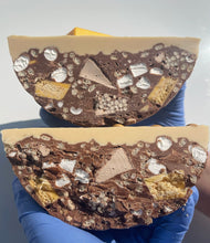 Load image into Gallery viewer, Double Decker &amp; Gold Rocky Road Easter Egg
